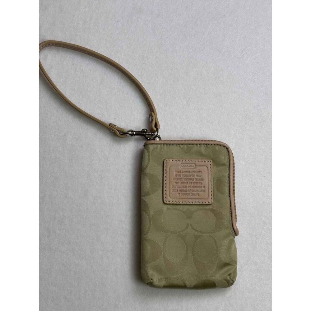 Vintage Coach Poppy Signature Universal Wristlet